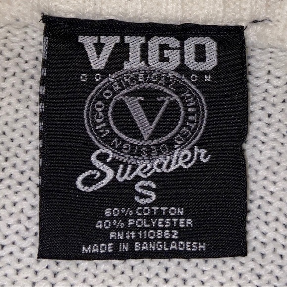 Turtleneck Vintage cotton size SMALL Sweater - Picture 3 of 4